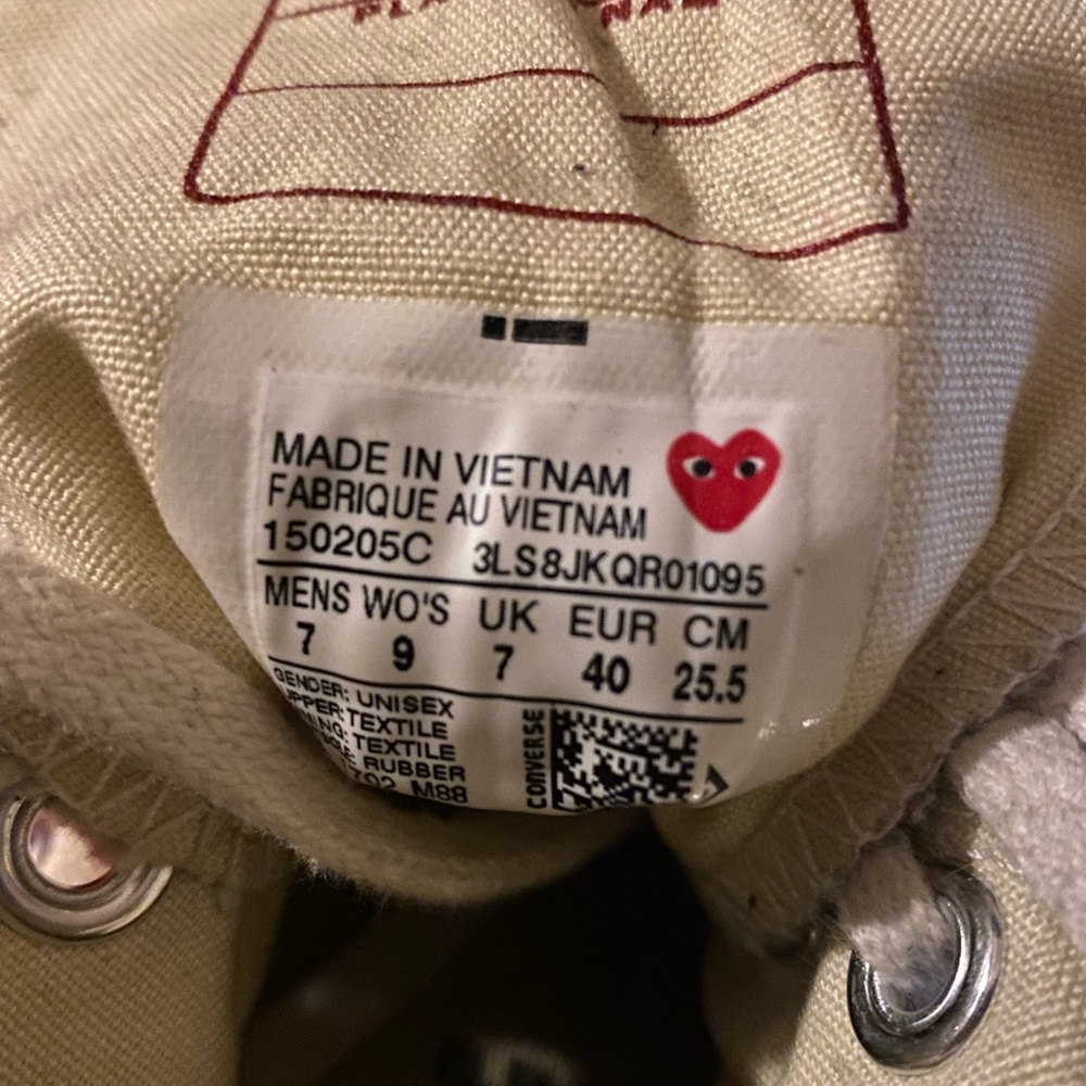 CDG Converse - Picture 8 of 9